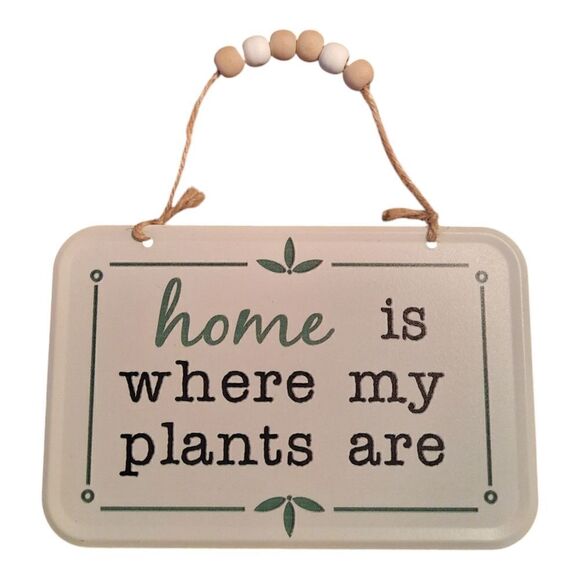 Other - Home Decor Sign - White and Green